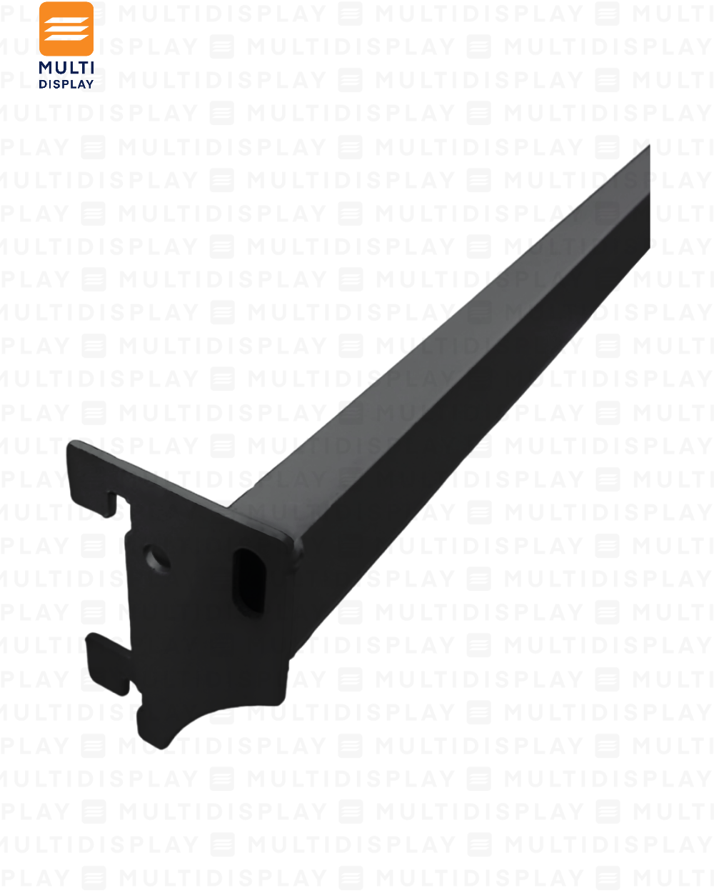Barra para Gondola 120cm Negro