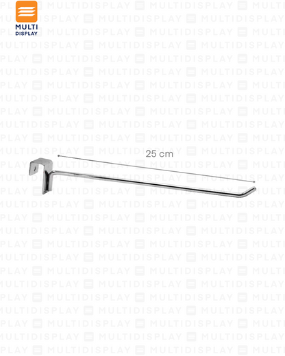 Gancho para Barra Sencillo 25cm