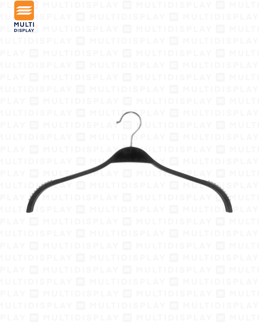 Gancho de Ropa Top Plastico Rigido 38x1.2cm Negro