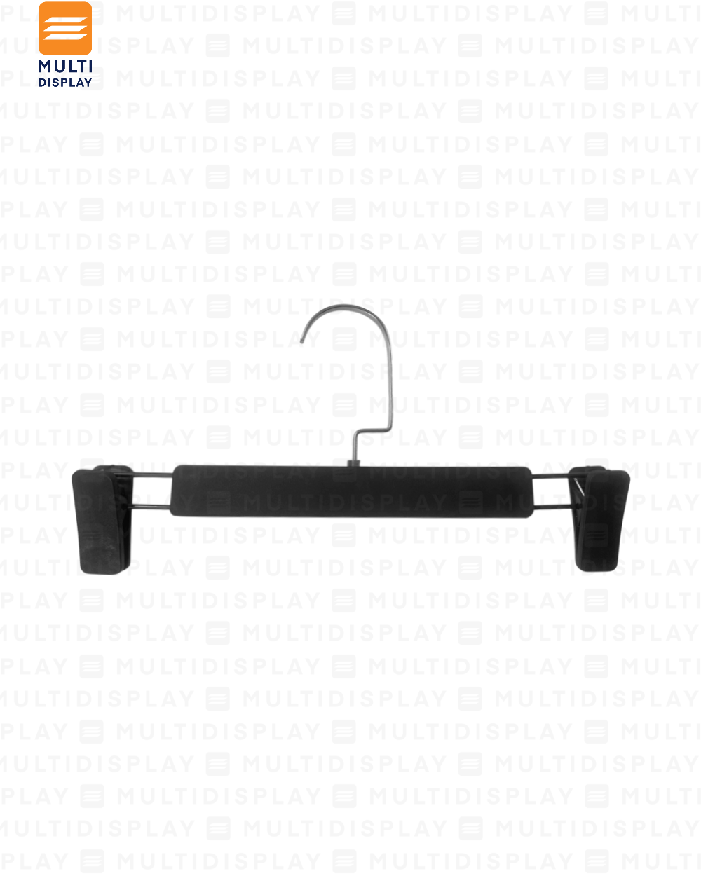 Gancho de Ropa Pantalon Plastico Rigido 31cm Negro
