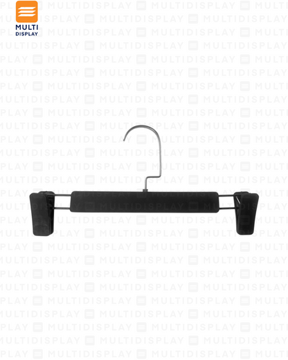 Gancho de Ropa Pantalon Plastico Rigido 31cm Negro