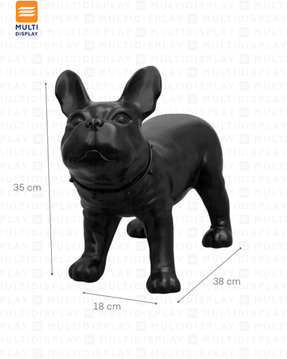 Maniqui Mascota Perro Bulldog Negro