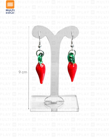 Exhibidor de Arete T Acrilico Mini, Transparente