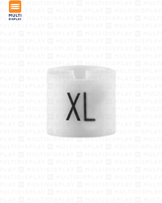 Marcador de Talla para Gancho de Ropa, Talla XL