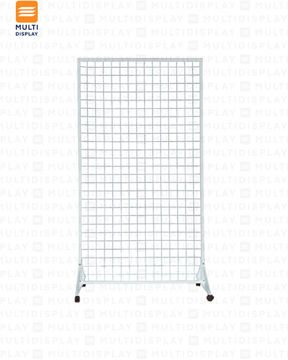 Rejilla con Base de Ruedas 100x40x188cm, Blanco