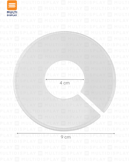 Marcador de Talla para Perchero, Set Infantil, Blanco