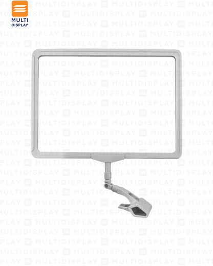 Portabanner A4 Base Clip Blanco