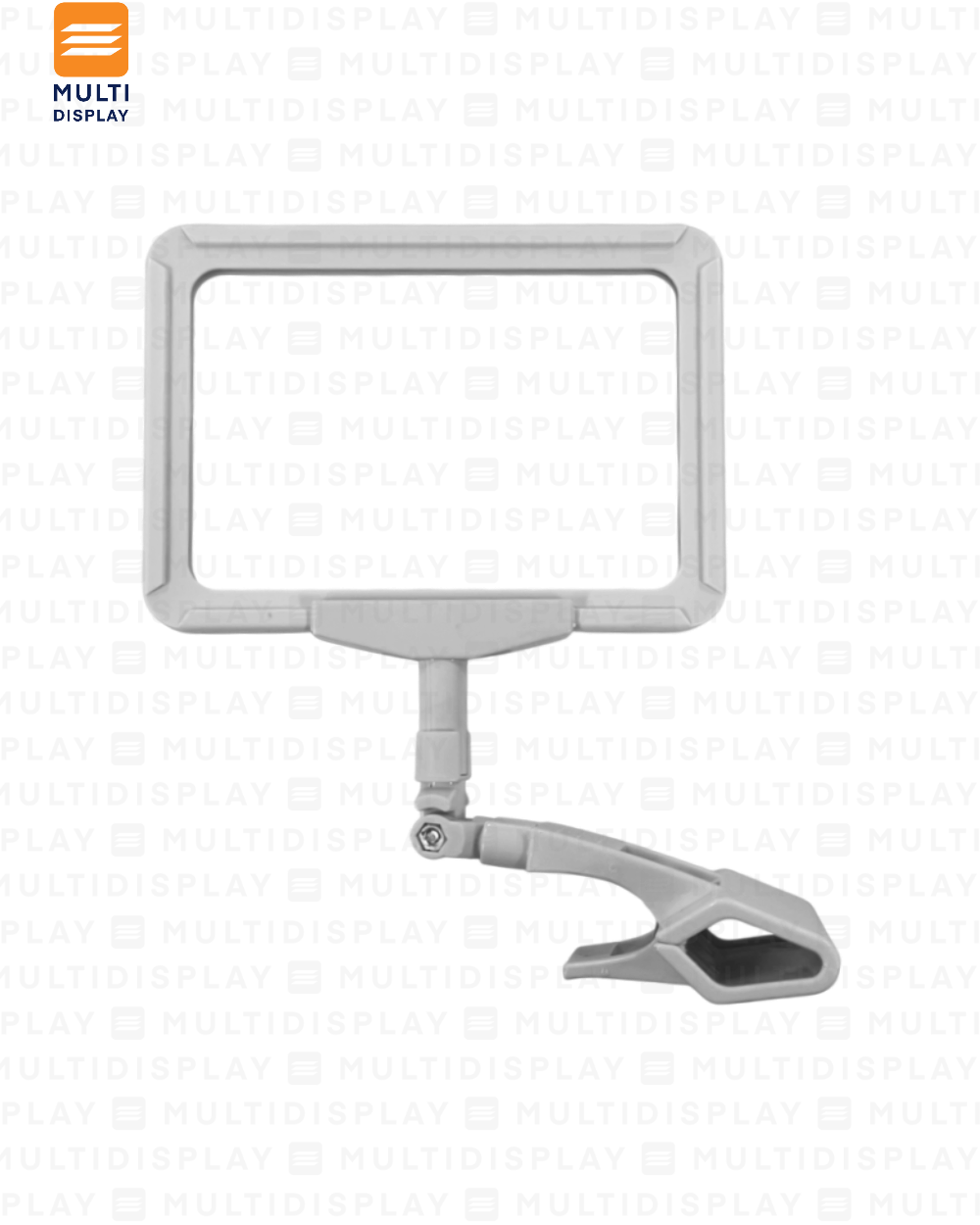 Portabanner A6 Base Clip Blanco