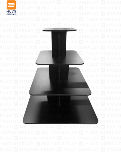 Exhibidor de Madera Isla 100x100x120cm Negro