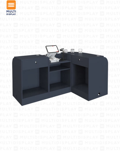 Caja Modular de 5 piezas Set L270, 270x120x91cm, Negro