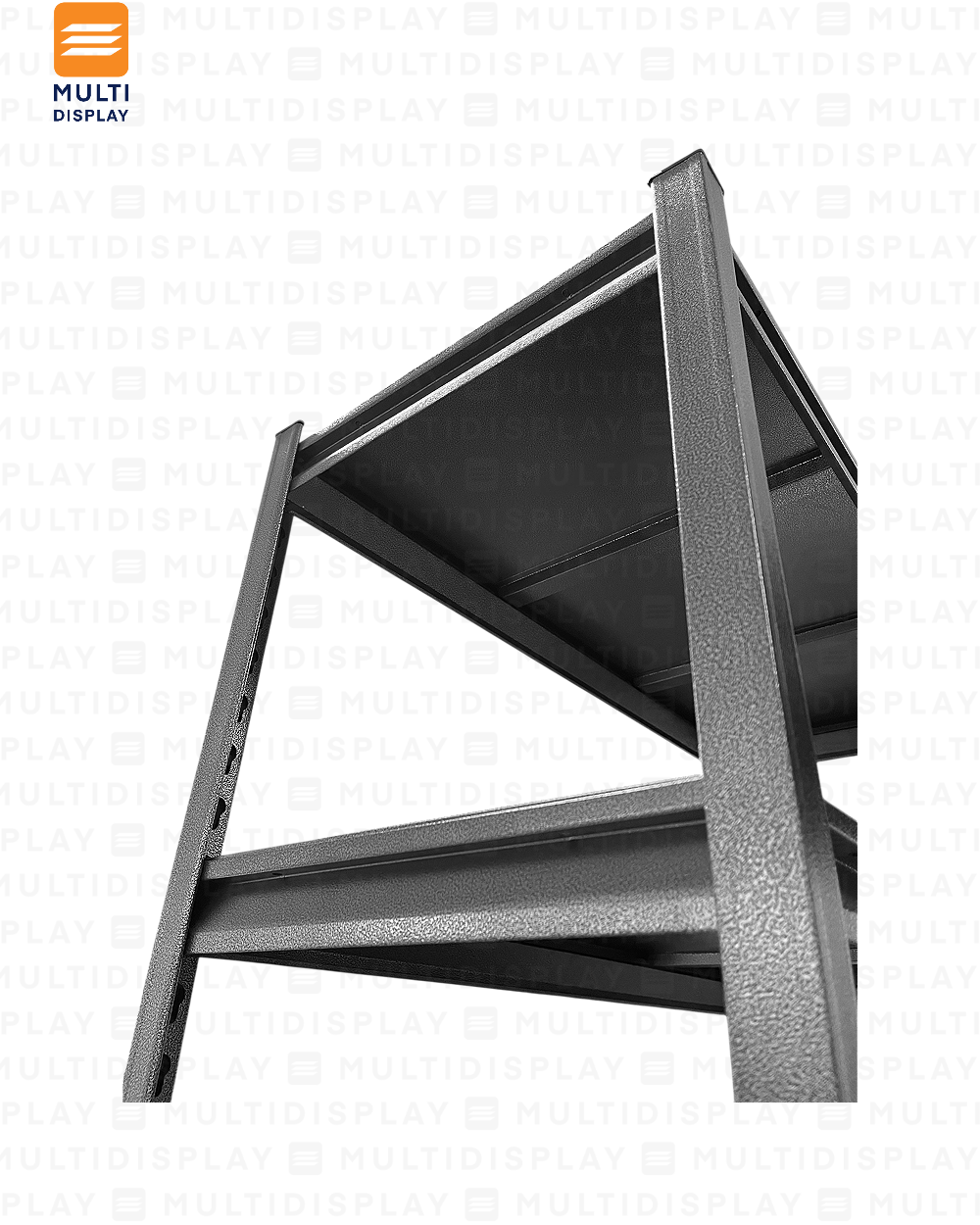 Estante Armarapido 50kg 6 Niveles, 90x30x180cm Negro