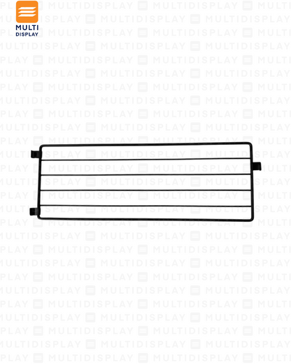 Divisor de Cesta para Gondola 45x15cm Negro